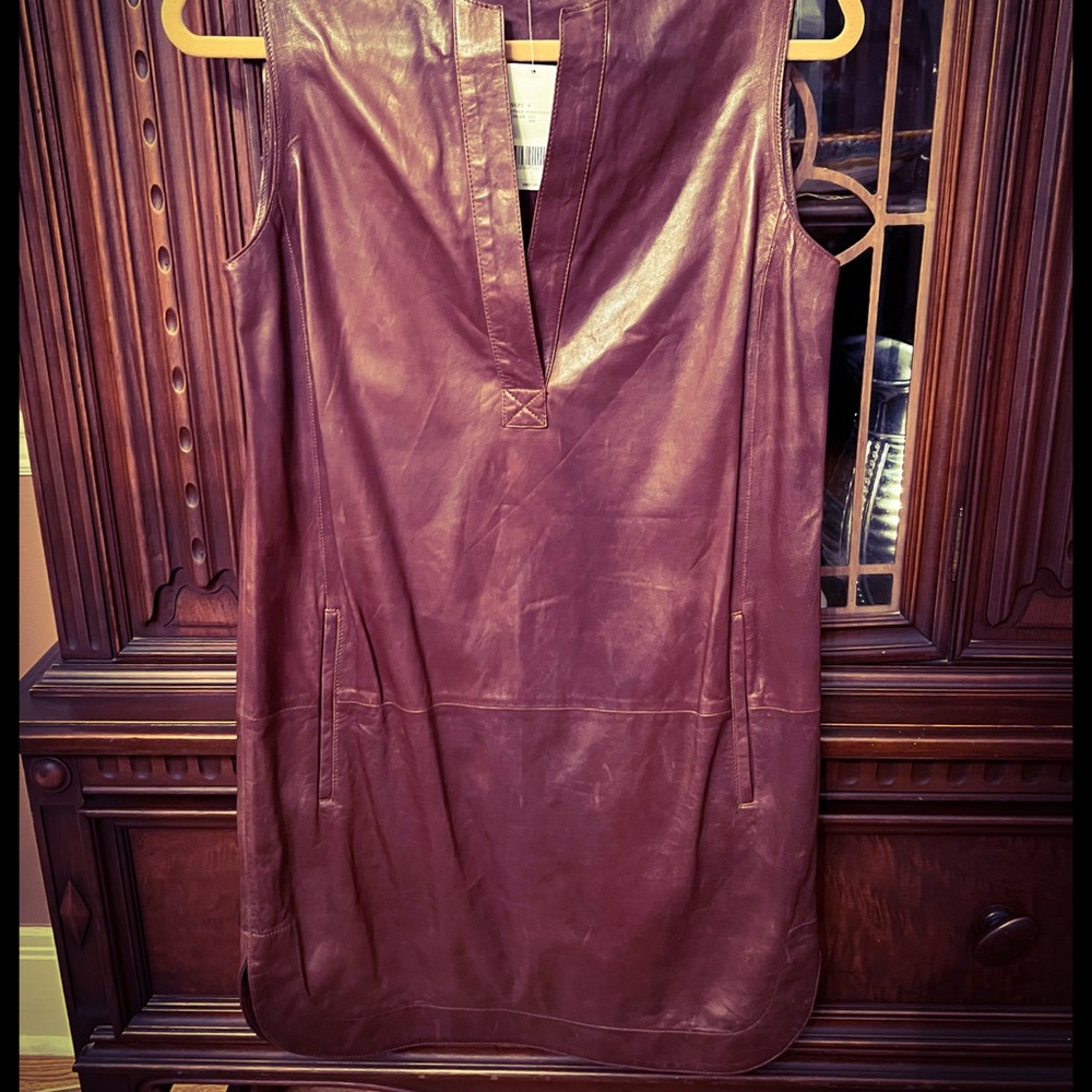 NWT Vince Leather Tunic or Dress